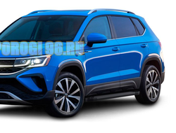 Пороги на Volkswagen Taos (2021-...) Black Start