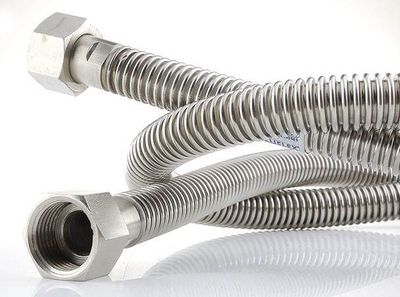 Шланг газовый сильфонный (гайка-штуцер 1/2 дюйма) 1 метр