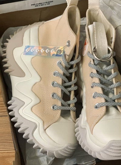 Кеды Converse Run Star Motion бежевые высокие 171547C оригинал в коробке фото