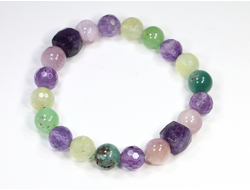 Сборка комбинированного браслета из камней на резинке, от 500 руб. (№22933)