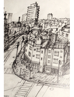 Оригинальный Арт Бук Tekkon Kinkreet / Black And White Art Book Kuro Side