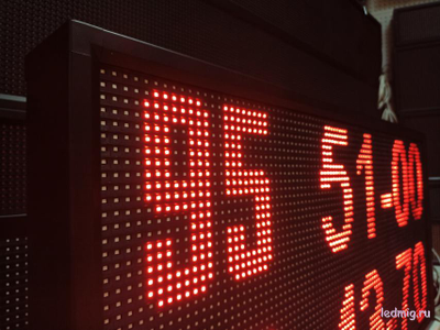 Электронное табло для АЗС 530*1010mm