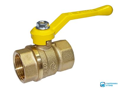 Кран газ шаровой 1'' вн/вн рукоятка 11б27п Стандарт 220 ГАЛЛОП/PN 40