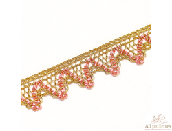 Кружево металлизированное 288