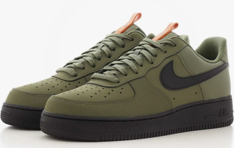 Nike Air Force 1 Low Retro (Хаки) Арт 1 сбоку