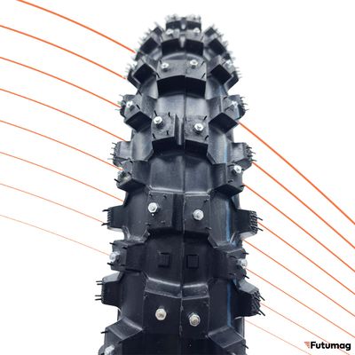 Покрышка шипованная зимняя 16x3 для электровелосипедов Monster / Minako monster , dimax monster , virus monster, Wenbo monster