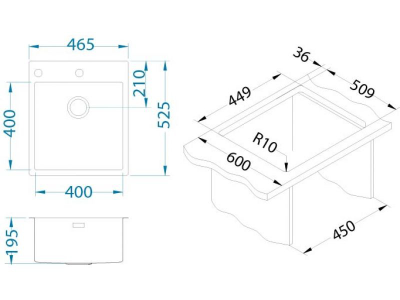 Мойка Alveus Pure 20