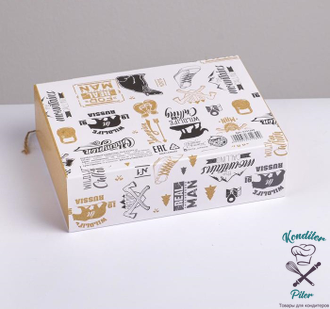 Коробка складная подарочная «Мужская», 16.5 × 12.5 × 5 см