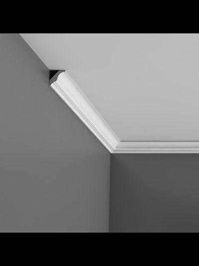 Потолочный карниз с гладким профилем из дюрополимера Orac Decor коллекция Axxent CX154