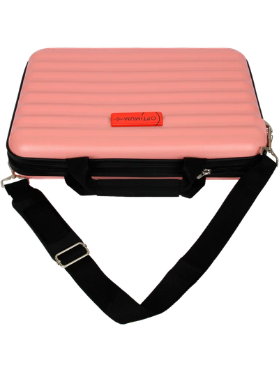 Пластиковый кейс для ноутбука 13 - 14 дюймов Optimum, розовый