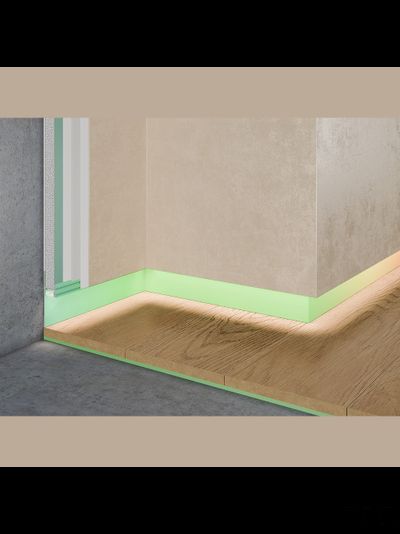 Теневой плинтус скрытого монтажа Pro Design 7209 Крашенный по RAL