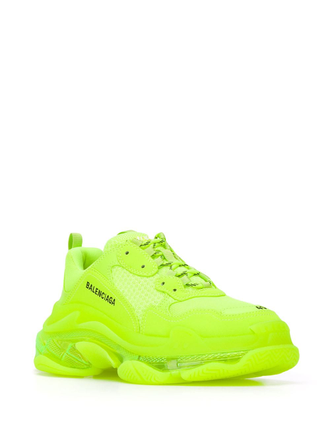 Кроссовки Balenciaga Triple S Fluorescent Green