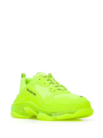 Кроссовки Balenciaga Triple S салатовые