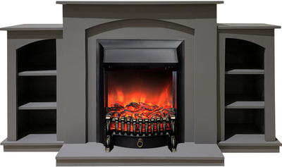 Электрокамин Скандинавия LUX GR с очагом Fobos