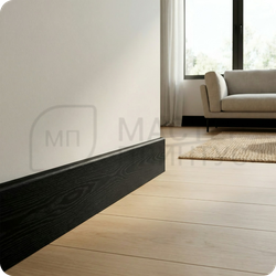 Плинтус МДФ TeckWood 80х10х2150 мм. Черный