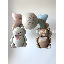 Гендер - шар  "Мишки"