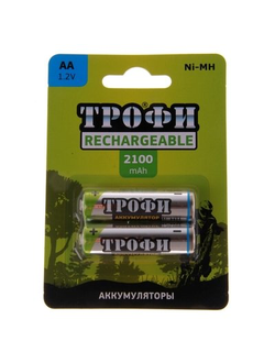 Аккумуляторная батарея "Трофи", емкость 2100 mAh, HR6-2BL 477829
