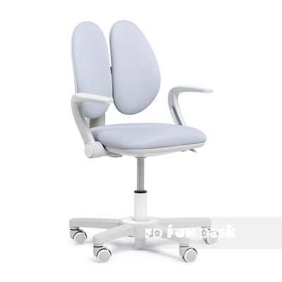 Детское эргономичное вращающееся кресло Fundesk Mente Grey купить в Воронеже