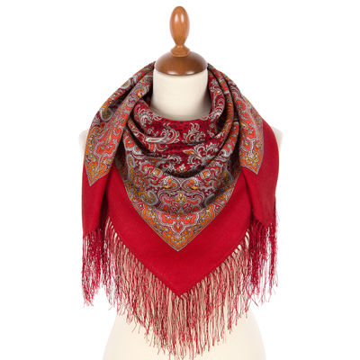 Павловопосадский платок Сады Шираза 855-5