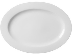 Блюдо овальное WHITE 30,5 Х 22 СМ, H 2,6 СМ