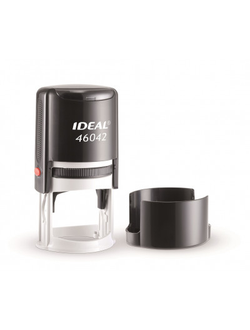 ПЕЧАТЬ диам.42мм, ОСНАСТКА IDEAL 46042 (ЧЕРНАЯ, СИНЯЯ, КРАСНАЯ, ЗЕЛЕНАЯ, ФИОЛЕТОВАЯ).