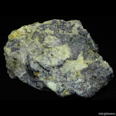 Флюорит (ратовкит) с аметистом и баритом