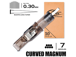 7 CMLT/0.30 - Curved Magnum Bugpin Long Taper "EZ FILTER"