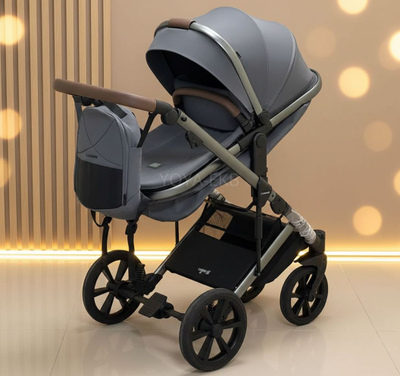 Детская коляска 3 в 1 Luxmom 710 Серый