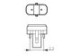 Бактерицидная энергосберегающая лампа Osram 2P TUV HNS S 5w G23