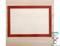 Коврик армированный, 42×29,5 см, цвет бежевый