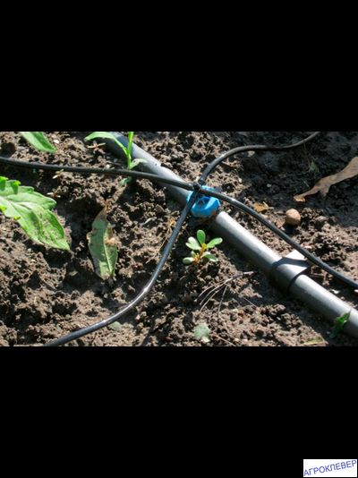 Капельница  8.0 л/ч 0,8-3.2bar компенсированная разборная  1/4 синяя