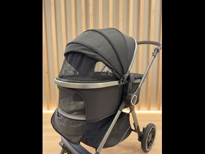 Детская коляска 3 в 1 Luxmom 560 Черный