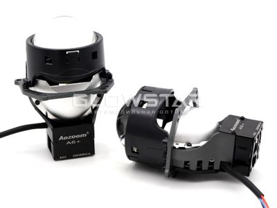 Билед модули Aozoom A6+ 2024 Orion New 3.0 дюйма, 2 чипа, 5500K, 12V, 49W/57W, крепление 3R (комплект, 2шт)