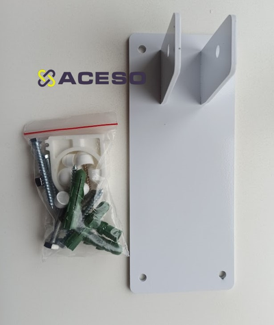 Откидной настенный поручень для унитаза окрашенный, белый