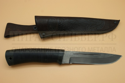 Нож "Н78" черный дамаск  ЗЗОСС  Златоуст