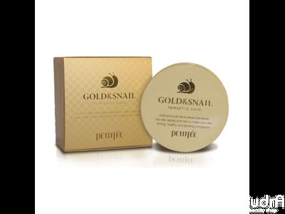 PETITFEE Патчи гидрогелевые с золотом и муцином улитки Hydro Gel Eye Patch Gold Snail, 60 шт