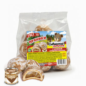 Пряники с начинкой «Сгущенка вареная»