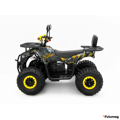 Электровадроцикл MOTAX Grizlik E1500 2024 Желтый камуфляж
