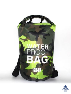 ГермоМешок 15л Waterproof bag с 2плеч.лямкой