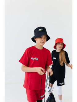 Панама детская черная (мяч классический/пляжный)