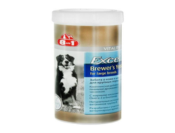 Добавка в корм 8 In 1 Excel Brewer&rsquo;s Yeast для собак крупных пород 80 таблеток