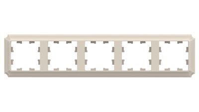 ATLASDESIGN ANTIQUE 5-постовая РАМКА, БЕЖЕВЫЙ - ATN100205