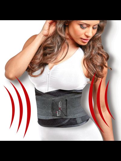 Фигура с формами - песочные часы, возможна с помощью пояса утягивающего талию мисс белт (Miss Belt).