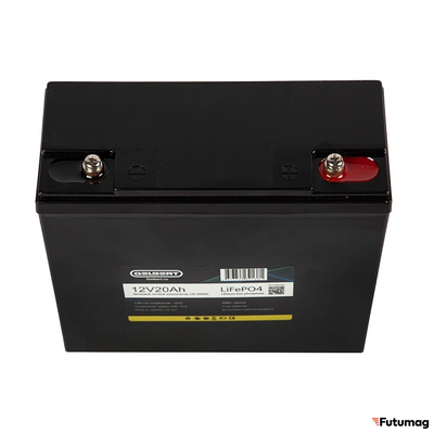 Литиевый тяговый аккумулятор Gelbert LiFePO4 (12V/20Ah/20A/240Wh)
