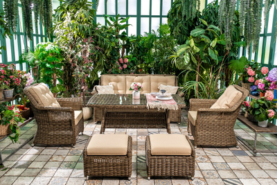 Диванная группа OPAL c оттоманками