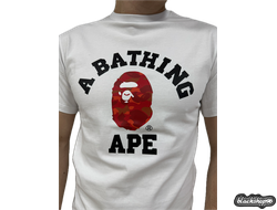 T-shirt Bape big logo White (S, M, L, XL, 2XL)