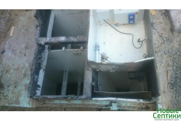 Пострадавший от пожара Топас-8