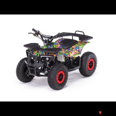 Детский квадроцикл MOTAX GRIZLIK MINI Х16 E1000 граффити