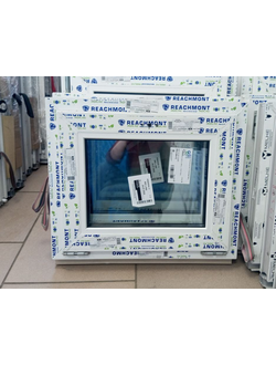 000010 Окно ширина 600 высота 400. Профиль Melke 60 , 32 стеклопакет, ФРАМУЖНОЕ ОТКРЫВАНИЕ