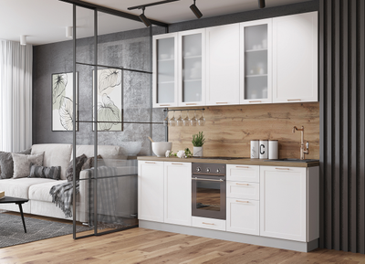 Кухня «Квадро» Оливково-зеленый  модульная кухня